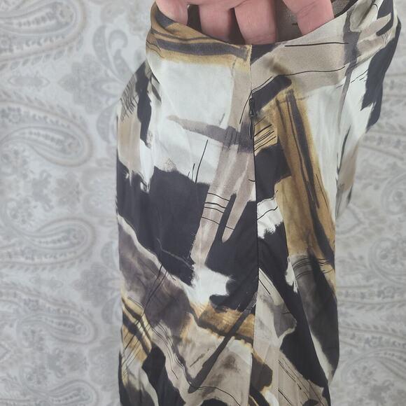 About Huevo Blanco Italian made silk women's dress Size 42 elegant old money - Picture 7 of 10